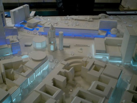 Site model of a project site in Berlin. I traveled to Berlin a few times during the phase of the project.