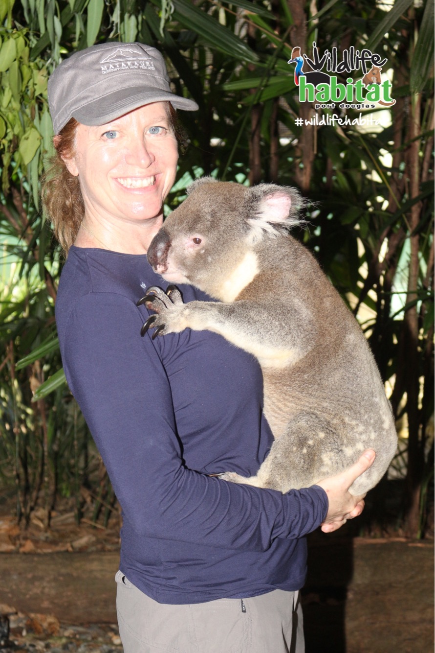 Susan with a friend.