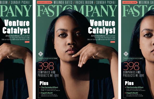 Arlan Hamilton on the cover of Fast Company.